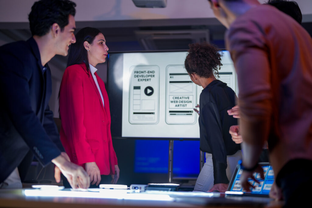 facilitator leading cross-functional session - working toward continuous improvement